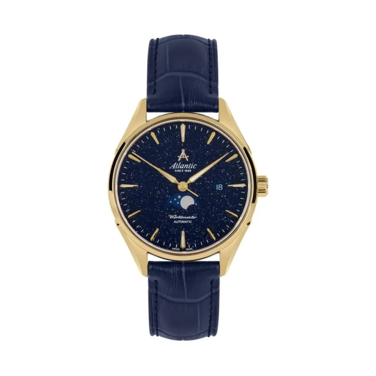 ATLANTIC WORLDMASTER 1888 AUTOMATIC MOONPHASE W.KRUK