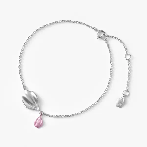 Bransoletka srebrna 
<br/> 
Kwiaty Nocy Wiśnia W.KRUK