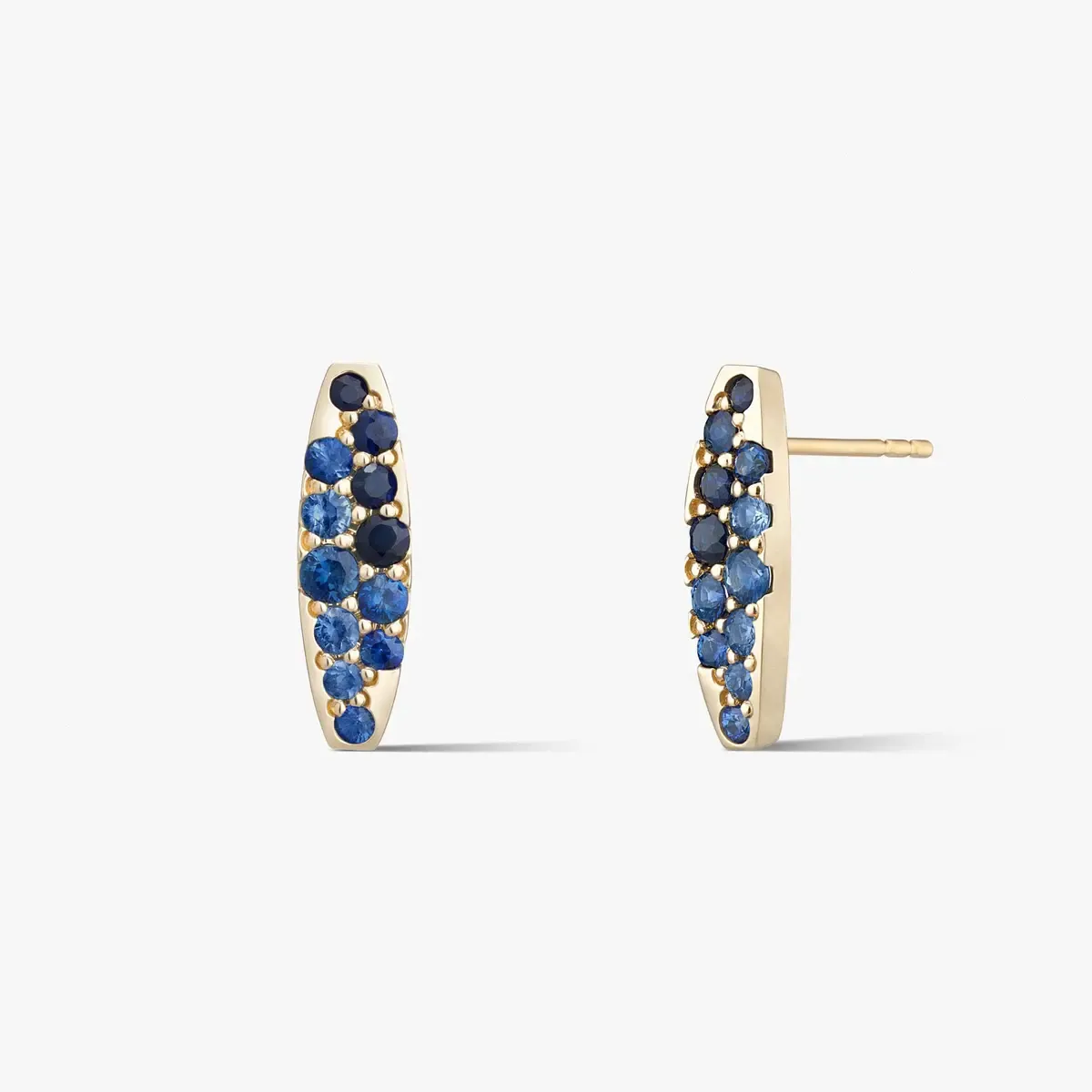 Kolczyki złote 
<br/> 
Kwiaty Nocy Borówka W.KRUK