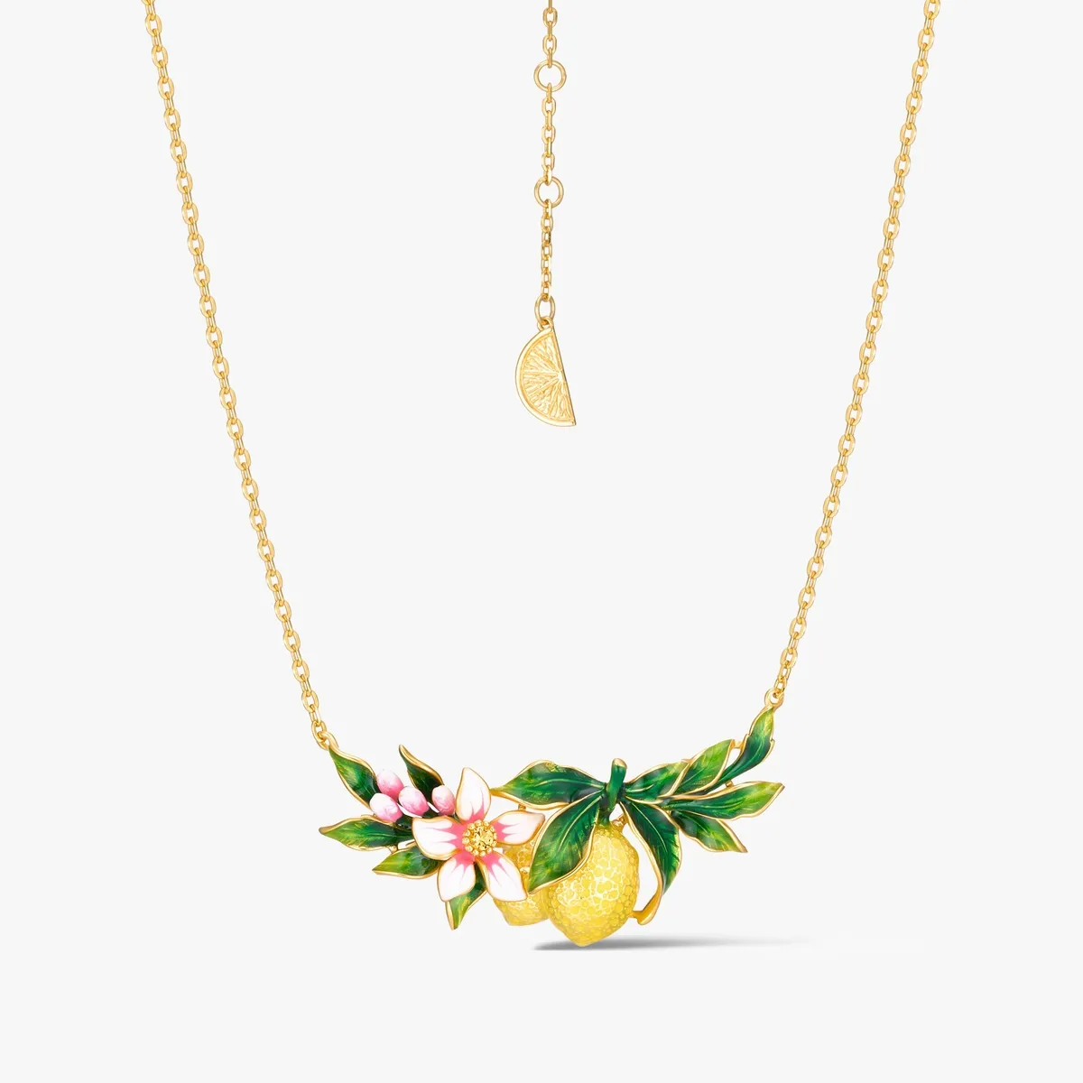 Naszyjnik srebrny 
<br/> 
Kwiaty Nocy Cytrusy W.KRUK