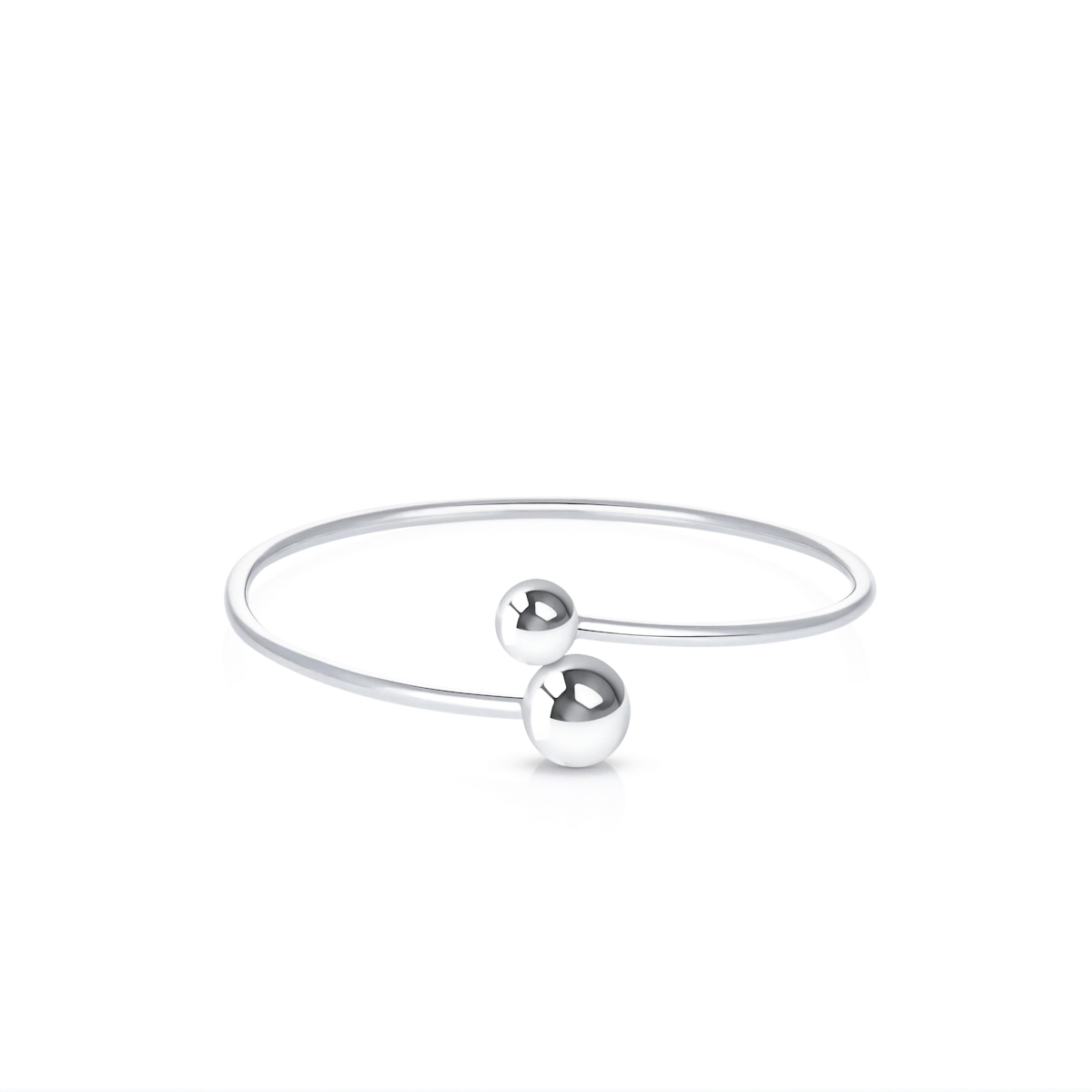 Bransoleta srebrna basic W.KRUK