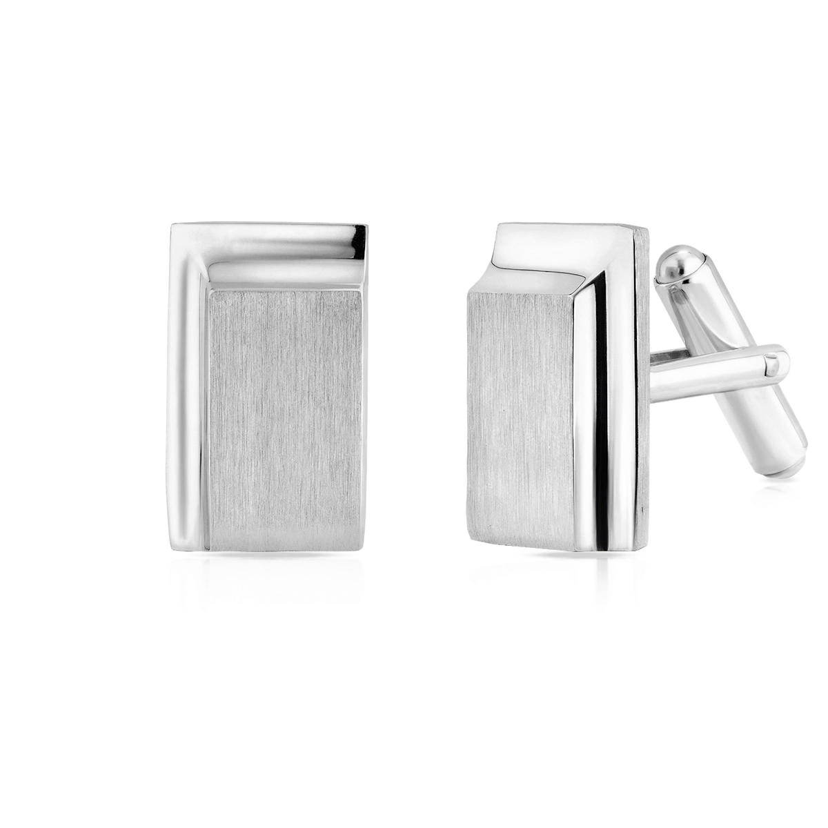 Spinki do koszuli srebrne W.KRUK