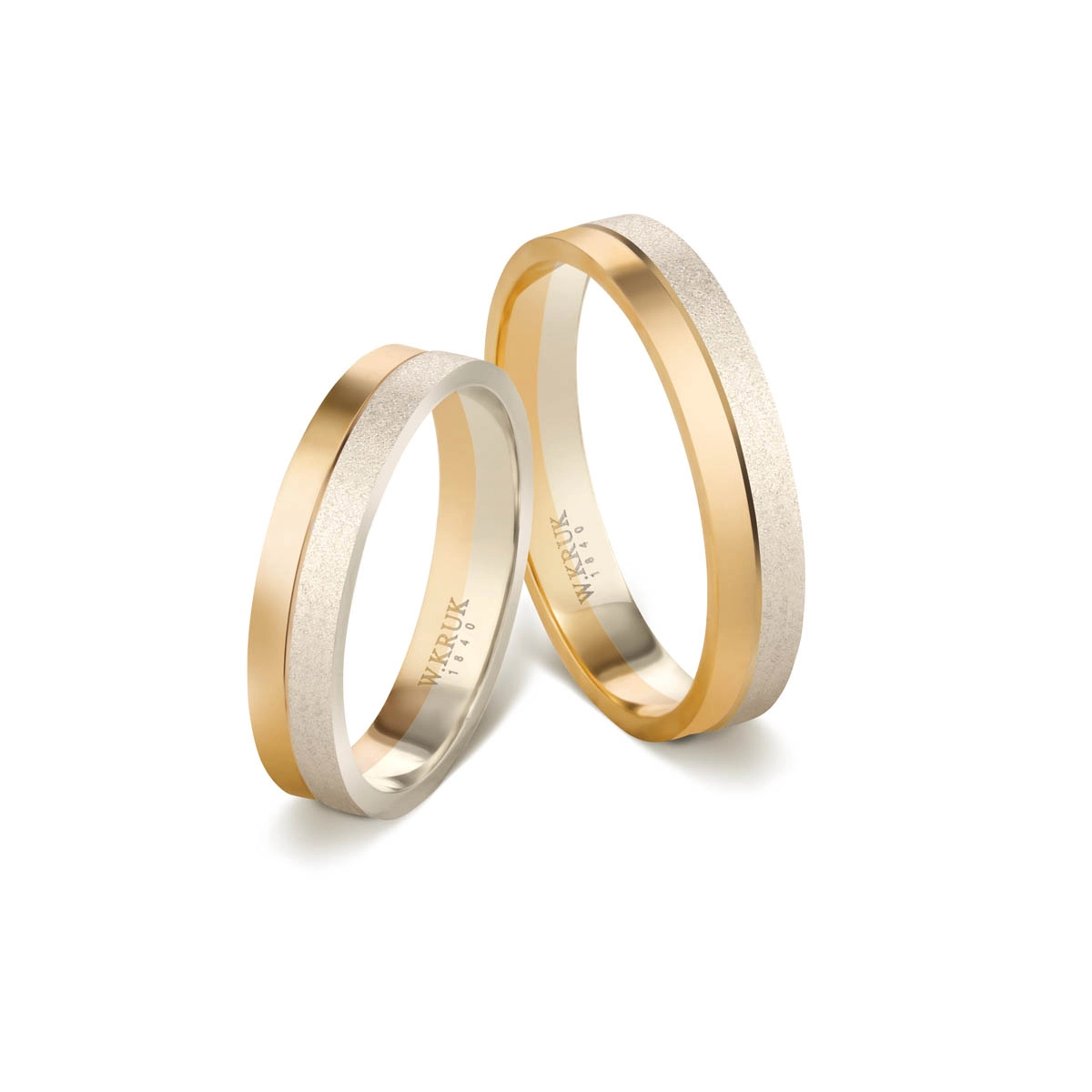 Komplet obrączek złotych SACRAMENTA W.KRUK