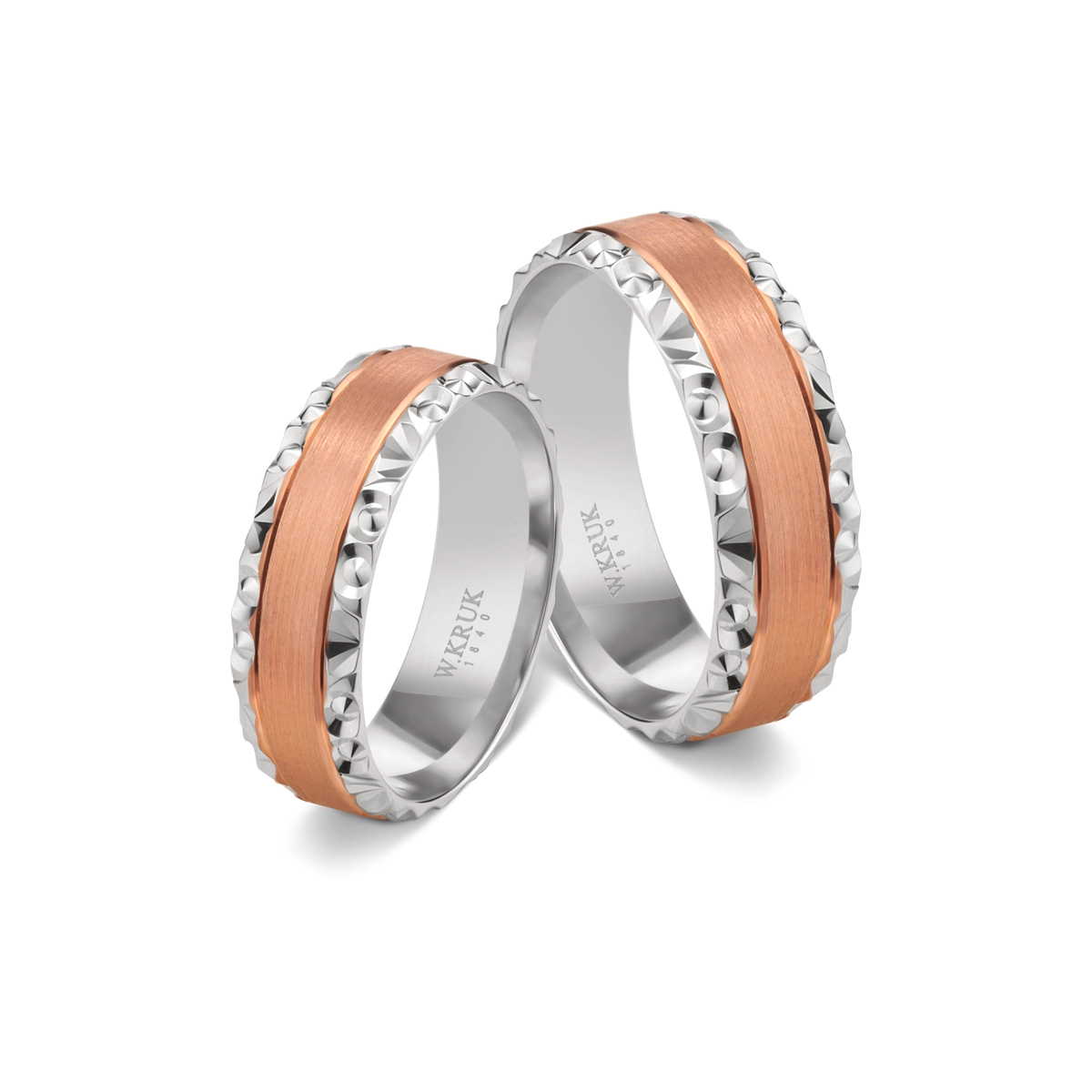 Komplet obrączek złotych MEMORIES W.KRUK