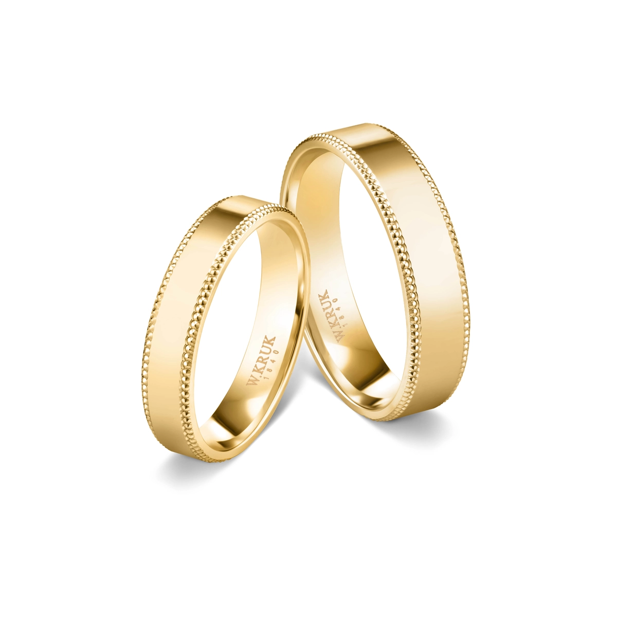 Komplet obrączek złotych DALLAS W.KRUK