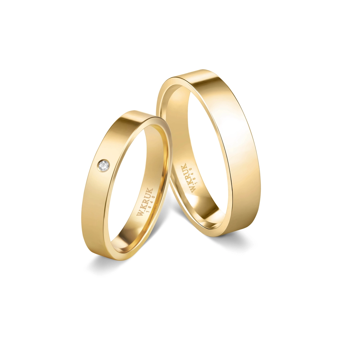 Komplet obrączek złotych AURORA W.KRUK