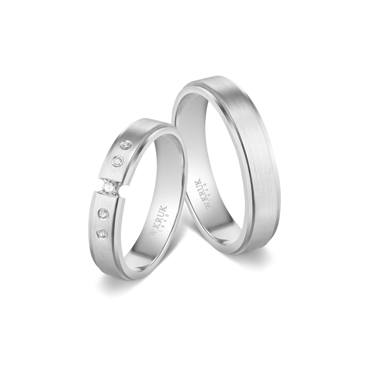 Komplet obrączek złotych ROMANA W.KRUK