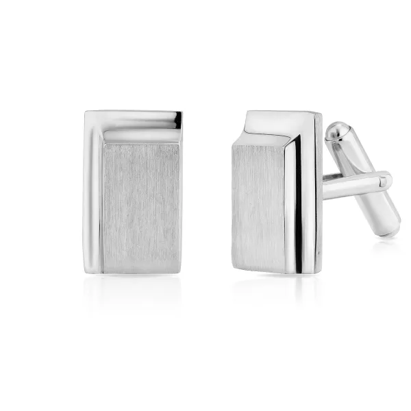 Spinki do koszuli srebrne W.KRUK W.KRUK